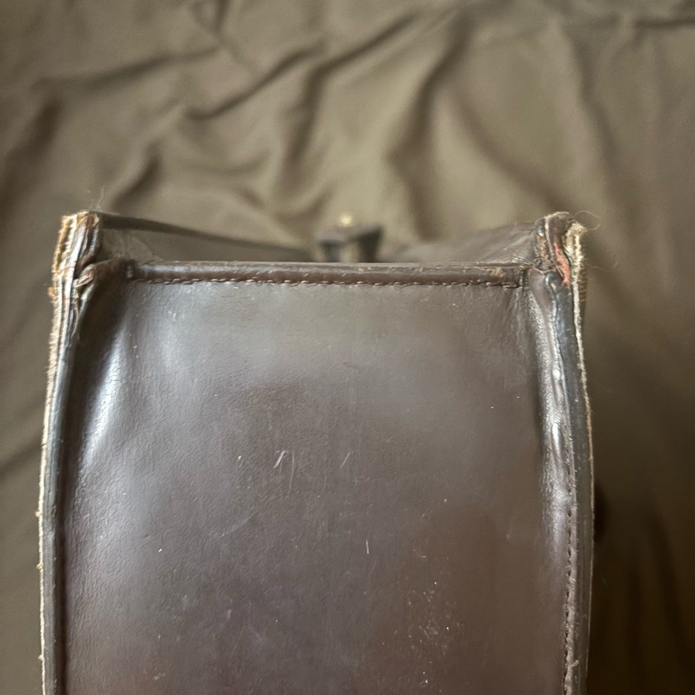 Louis Vuitton red Interior Leather Bag some corner damage - Picture 3 of 15